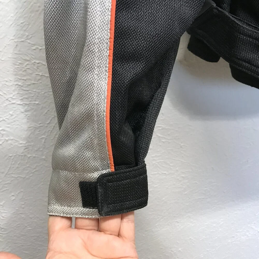 Harley-Davidson Mesh Padded Riding Jacket Womens Plus‎ 1W (18-20) Gray Black